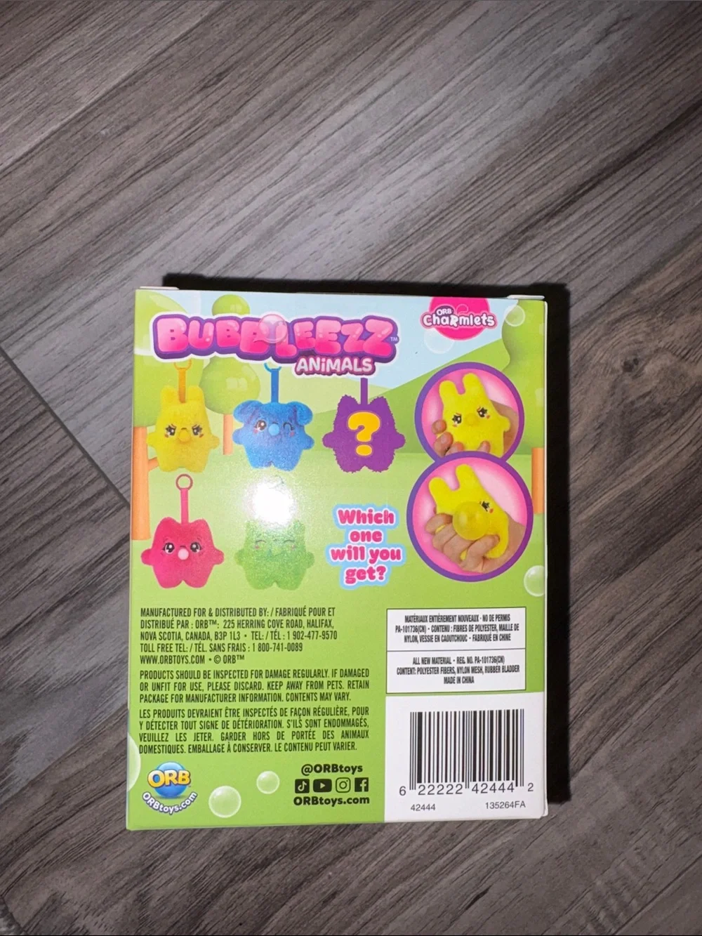 🫧 VIRAL ORB Bubbleezz Animals Mystery Blind Box Squishy Charm NIB 🐰